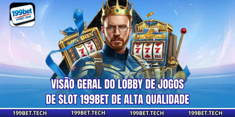 Visão geral do lobby de jogos de Slot 199bet de alta qualidade